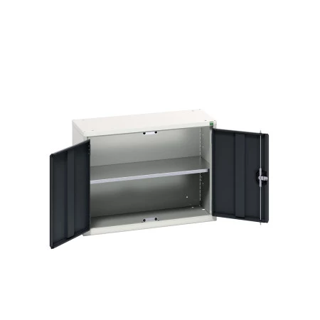 16929101 - Armoire Murale Eco - Avec 1 Tablette - LxPxH 800x350x600mm - Gris Anthracite RAL 7016 16929101 - Armoire Murale Eco - Avec 1 Tablette - LxPxH 800x350x600mm - Gris Anthracite RAL 7016