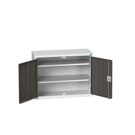 16929102 - Armoire Murale Eco - Avec 2 Tablettes - LxPxH 800x350x600mm - Gris Anthracite RAL 7016 16929102 - Armoire Murale Eco - Avec 2 Tablettes - LxPxH 800x350x600mm - Gris Anthracite RAL 7016