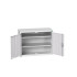 16929102 - Armoire Murale Eco - Avec 2 Tablettes - LxPxH 800x350x600mm - Gris Clair RAL 7035 16929102 - Armoire Murale Eco - Avec 2 Tablettes - LxPxH 800x350x600mm - Gris Clair RAL 7035