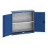 40031069 - Armoire Murale Perfo CUBIO - Avec Fond Perfo et 1 Tablette - LxPxH 1050x325x1000mm - Bleu Gentiane RAL 5010 40031069 - Armoire Murale Perfo CUBIO - Avec Fond Perfo et 1 Tablette - LxPxH 1050x325x1000mm - Bleu Gentiane RAL 5010