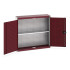 40031069 - Armoire Murale Perfo CUBIO - Avec Fond Perfo et 1 Tablette - LxPxH 1050x325x1000mm - Rouge Pourpre RAL 3004 40031069 - Armoire Murale Perfo CUBIO - Avec Fond Perfo et 1 Tablette - LxPxH 1050x325x1000mm - Rouge Pourpre RAL 3004