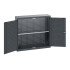 40031069 - Armoire Murale Perfo CUBIO - Avec Fond Perfo et 1 Tablette - LxPxH 1050x325x1000mm - Full Gris Anthracite RAL 7016 40031069 - Armoire Murale Perfo CUBIO - Avec Fond Perfo et 1 Tablette - LxPxH 1050x325x1000mm - Full Gris Anthracite RAL 7016