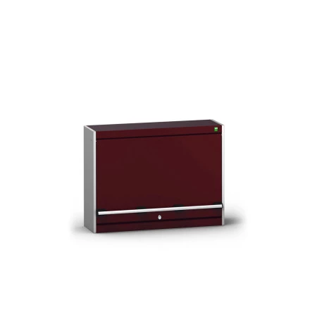 40031088 - CUBIO Caisson mural - Avec Fond Perfo et Porte battante - LxPxH 800x325x600mm - Rouge Pourpre RAL 3004 40031088 - CUBIO Caisson mural - Avec Fond Perfo et Porte battante - LxPxH 800x325x600mm - Rouge Pourpre RAL 3004
