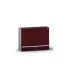 40031088 - CUBIO Caisson mural - Avec Fond Perfo et Porte battante - LxPxH 800x325x600mm - Rouge Pourpre RAL 3004 40031088 - CUBIO Caisson mural - Avec Fond Perfo et Porte battante - LxPxH 800x325x600mm - Rouge Pourpre RAL 3004