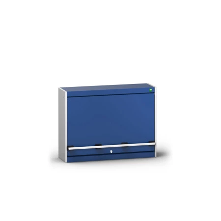 40031085 - CUBIO Caisson mural - Avec Fond Perfo et Porte battante - LxPxH 1050x325x600mm - Bleu Gentiane RAL 5010 40031085 - CUBIO Caisson mural - Avec Fond Perfo et Porte battante - LxPxH 1050x325x600mm - Bleu Gentiane RAL 5010