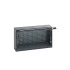 40031085 - CUBIO Caisson mural - Avec Fond Perfo et Porte battante - LxPxH 1050x325x600mm - Full Gris Anthracite RAL 7016 40031085 - CUBIO Caisson mural - Avec Fond Perfo et Porte battante - LxPxH 1050x325x600mm - Full Gris Anthracite RAL 7016