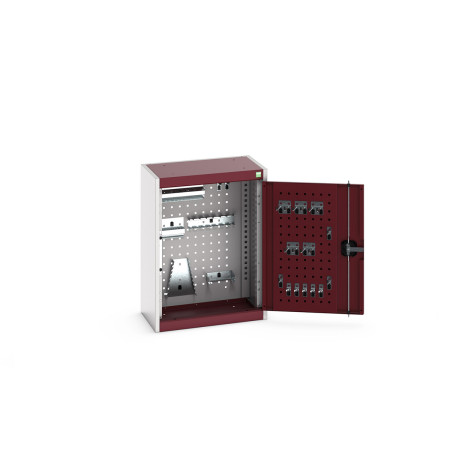 40031076 - Armoire Murale Perfo CUBIO - Avec Fond Perfo et 20 accessoires - LxPxH 525x325x700mm - Rouge Pourpre RAL 3004 40031076 - Armoire Murale Perfo CUBIO - Avec Fond Perfo et 20 accessoires - LxPxH 525x325x700mm - Rouge Pourpre RAL 3004