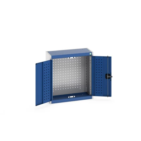 40031058 - Armoire Murale Perfo CUBIO - Avec Fond Perfo - LxPxH 650x325x700mm - Bleu Gentiane RAL 5010 40031058 - Armoire Murale Perfo CUBIO - Avec Fond Perfo - LxPxH 650x325x700mm - Bleu Gentiane RAL 5010