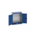 40031058 - Armoire Murale Perfo CUBIO - Avec Fond Perfo - LxPxH 650x325x700mm - Bleu Gentiane RAL 5010 40031058 - Armoire Murale Perfo CUBIO - Avec Fond Perfo - LxPxH 650x325x700mm - Bleu Gentiane RAL 5010