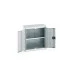 40031079 - Armoire Murale Perfo CUBIO - Avec Fond Perfo et 1 Tablette - LxPxH 650x325x700mm - Gris Clair RAL 7035 40031079 - Armoire Murale Perfo CUBIO - Avec Fond Perfo et 1 Tablette - LxPxH 650x325x700mm - Gris Clair RAL 7035