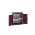 40031079 - Armoire Murale Perfo CUBIO - Avec Fond Perfo et 1 Tablette - LxPxH 650x325x700mm - Rouge Pourpre RAL 3004 40031079 - Armoire Murale Perfo CUBIO - Avec Fond Perfo et 1 Tablette - LxPxH 650x325x700mm - Rouge Pourpre RAL 3004