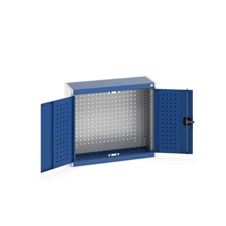 40031060 - Armoire Murale Perfo CUBIO - Avec Fond Perfo - LxPxH 800x325x700mm - Bleu Gentiane RAL 5010 40031060 - Armoire Murale Perfo CUBIO - Avec Fond Perfo - LxPxH 800x325x700mm - Bleu Gentiane RAL 5010