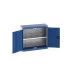 40031068 - Armoire Murale Perfo CUBIO - Avec Fond Perfo et 1 Tablette - LxPxH 800x325x700mm - Bleu Gentiane RAL 5010 40031068 - Armoire Murale Perfo CUBIO - Avec Fond Perfo et 1 Tablette - LxPxH 800x325x700mm - Bleu Gentiane RAL 5010
