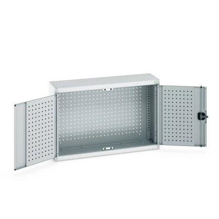 40031053 - Armoire Murale Perfo CUBIO - Avec Fond Perfo - LxPxH 1050x325x700mm - Gris Clair RAL 7035 40031053 - Armoire Murale Perfo CUBIO - Avec Fond Perfo - LxPxH 1050x325x700mm - Gris Clair RAL 7035