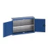 40031054 - Armoire Murale Perfo CUBIO - Avec Fond Perfo et 1 Tablette - LxPxH 1050x325x700mm - Bleu Gentiane RAL 5010 40031054 - Armoire Murale Perfo CUBIO - Avec Fond Perfo et 1 Tablette - LxPxH 1050x325x700mm - Bleu Gentiane RAL 5010
