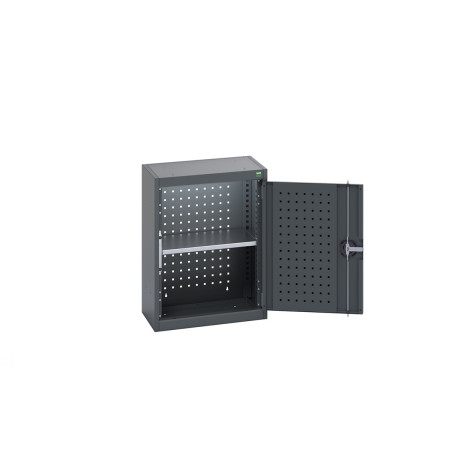 40031077 - Armoire Murale Perfo CUBIO - Avec Fond Perfo et 1 Tablette - LxPxH 525x325x700mm - Full Gris Anthracite RAL 7016 40031077 - Armoire Murale Perfo CUBIO - Avec Fond Perfo et 1 Tablette - LxPxH 525x325x700mm - Full Gris Anthracite RAL 7016