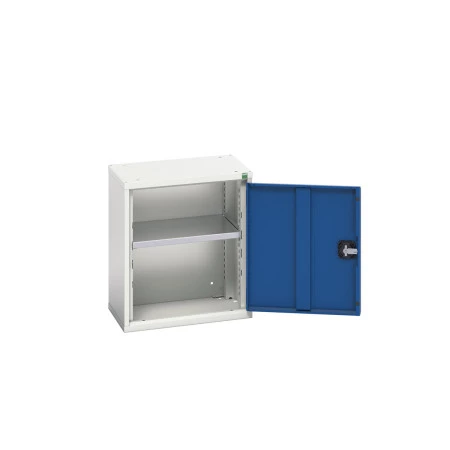 16926002 - Armoire Murale VERSO - Avec 1 Tablette - LxPxH 525x350x600mm - Bleu Gentiane RAL 5010 16926002 - Armoire Murale VERSO - Avec 1 Tablette - LxPxH 525x350x600mm - Bleu Gentiane RAL 5010