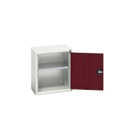 16926002 - Armoire Murale VERSO - Avec 1 Tablette - LxPxH 525x350x600mm - Rouge Pourpre RAL 3004 16926002 - Armoire Murale VERSO - Avec 1 Tablette - LxPxH 525x350x600mm - Rouge Pourpre RAL 3004