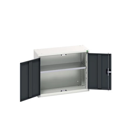 16926102 - Armoire Murale VERSO - Avec 1 Tablette - LxPxH 800x350x600mm - Gris Anthracite RAL 7016 16926102 - Armoire Murale VERSO - Avec 1 Tablette - LxPxH 800x350x600mm - Gris Anthracite RAL 7016