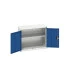 16926102 - Armoire Murale VERSO - Avec 1 Tablette - LxPxH 800x350x600mm - Bleu Gentiane RAL 5010 16926102 - Armoire Murale VERSO - Avec 1 Tablette - LxPxH 800x350x600mm - Bleu Gentiane RAL 5010