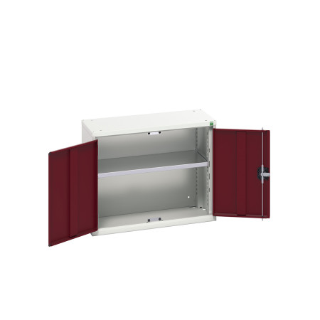 16926102 - Armoire Murale VERSO - Avec 1 Tablette - LxPxH 800x350x600mm - Rouge Pourpre RAL 3004 16926102 - Armoire Murale VERSO - Avec 1 Tablette - LxPxH 800x350x600mm - Rouge Pourpre RAL 3004