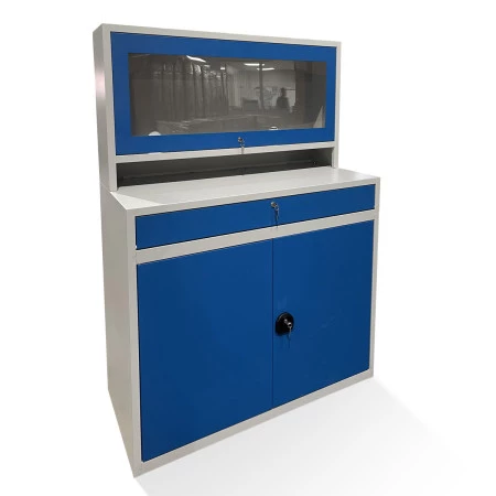 Armoire informatique double écran 24 pouces Armoire informatique double écran 24 pouces