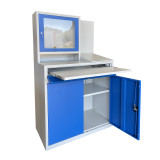 Armoire informatique double pour environnement poussiéreux. Elle sera l'équipement parfait pour la longévité de votre matériel informatique. Armoire robuste fermant à clés ( fermeture 3 points des portes battantes) Armoire informatique double pour environnement poussiéreux. Elle sera l'équipement parfait pour la longévité de votre matériel informatique. Armoire robuste fermant à clés ( fermeture 3 points des portes battantes)