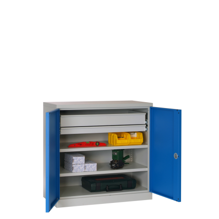Armoire basse avec équipements de rangement - Hauteur 1000 mm
