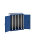 40301005 - Armoire CUBIO SMV-10612-41 - Portes Perfo, 4 Pann Perfo Coulissants - LxPxH 1050x650x1200mm - Bleu Gentiane RAL 5010 40301005 - Armoire CUBIO SMV-10612-41 - Portes Perfo, 4 Pann Perfo Coulissants - LxPxH 1050x650x1200mm - Bleu Gentiane RAL 5010