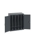 40301005 - Armoire CUBIO SMV-10612-41 - Portes Perfo, 4 Pann Perfo Coulissants - LxPxH 1050x650x1200mm - Full Gris Anthracite RAL 7016 40301005 - Armoire CUBIO SMV-10612-41 - Portes Perfo, 4 Pann Perfo Coulissants - LxPxH 1050x650x1200mm - Full Gris Anthracite RAL 7016