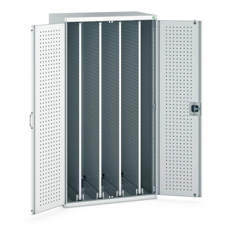 40301011 - Armoire CUBIO SMV-10620-41 - Portes Perfo, 4 Pann Perfo Coulissants - LxPxH 1050x650x2000mm - Gris Clair RAL 7035 40301011 - Armoire CUBIO SMV-10620-41 - Portes Perfo, 4 Pann Perfo Coulissants - LxPxH 1050x650x2000mm - Gris Clair RAL 7035