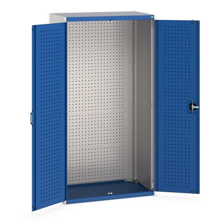 40021102 - Armoire CUBIO SMF-10620-13 - Avec Portes Perfo et Fond Perfo - LxPxH 1050x650x2000mm - Bleu Gentiane RAL 5010 40021102 - Armoire CUBIO SMF-10620-13 - Avec Portes Perfo et Fond Perfo - LxPxH 1050x650x2000mm - Bleu Gentiane RAL 5010