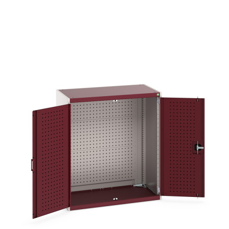 40021197 - Armoire CUBIO SMLF-10612-1 - Avec Portes Perfo et Fond Perfo - LxPxH 1050x650x1200mm - Rouge Pourpre RAL 3004 40021197 - Armoire CUBIO SMLF-10612-1 - Avec Portes Perfo et Fond Perfo - LxPxH 1050x650x1200mm - Rouge Pourpre RAL 3004