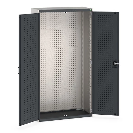 40013054 - Armoire CUBIO SMF-10520-13 - Avec Portes Perfo et Fond Perfo - LxPxH 1050x525x2000mm - Gris Anthracite RAL 7016 40013054 - Armoire CUBIO SMF-10520-13 - Avec Portes Perfo et Fond Perfo - LxPxH 1050x525x2000mm - Gris Anthracite RAL 7016
