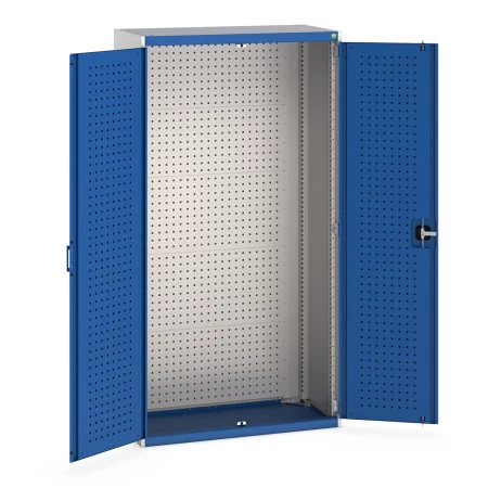 40013054 - Armoire CUBIO SMF-10520-13 - Avec Portes Perfo et Fond Perfo - LxPxH 1050x525x2000mm - Bleu Gentiane RAL 5010 40013054 - Armoire CUBIO SMF-10520-13 - Avec Portes Perfo et Fond Perfo - LxPxH 1050x525x2000mm - Bleu Gentiane RAL 5010