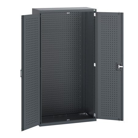40013054 - Armoire CUBIO SMF-10520-13 - Avec Portes Perfo et Fond Perfo - LxPxH 1050x525x2000mm - Full Gris Anthracite RAL 7016 40013054 - Armoire CUBIO SMF-10520-13 - Avec Portes Perfo et Fond Perfo - LxPxH 1050x525x2000mm - Full Gris Anthracite RAL 7016