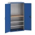 40021163 - Armoire CUBIO SMF-10620-138 - Mini atelier Portes Perfo, 2 Tablettes - LxPxH 1050x650x2000mm - Bleu Gentiane RAL 5010 40021163 - Armoire CUBIO SMF-10620-138 - Mini atelier Portes Perfo, 2 Tablettes - LxPxH 1050x650x2000mm - Bleu Gentiane RAL 5010
