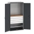 40021160 - Armoire CUBIO SMF-10620-136 - Mini atelier Portes Perfo, 1 Tablettes, 4 Tir - LxPxH 1050x650x2000mm - Gris Anthracite RAL 7016 40021160 - Armoire CUBIO SMF-10620-136 - Mini atelier Portes Perfo, 1 Tablettes, 4 Tir - LxPxH 1050x650x2000mm - Gris Anthracite RAL 7016