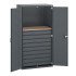 40021204 - Armoire CUBIO SMF-10620-1W - Mini atelier Portes Perfo, 9 Tiroirs - LxPxH 1050x650x2000mm - Full Gris Anthracite RAL 7016 40021204 - Armoire CUBIO SMF-10620-1W - Mini atelier Portes Perfo, 9 Tiroirs - LxPxH 1050x650x2000mm - Full Gris Anthracite RAL 7016