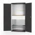 40022091 - Armoire CUBIO SMF-13620 - Mini atelier Portes Perfo, 1 Tablettes, 2 Tir - LxPxH 1300x650x2000mm - Gris Anthracite RAL 7016 40022091 - Armoire CUBIO SMF-13620 - Mini atelier Portes Perfo, 1 Tablettes, 2 Tir - LxPxH 1300x650x2000mm - Gris Anthracite RAL 7016