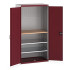 40021163 - Armoire CUBIO SMF-10620-138 - Mini atelier Portes Perfo, 2 Tablettes - LxPxH 1050x650x2000mm - Rouge Pourpre RAL 3004 40021163 - Armoire CUBIO SMF-10620-138 - Mini atelier Portes Perfo, 2 Tablettes - LxPxH 1050x650x2000mm - Rouge Pourpre RAL 3004