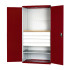40022092 - Armoire CUBIO SMF-13620 - Mini atelier Portes Perfo, 1 Tablettes, 4 Tir - LxPxH 1300x650x2000mm - Rouge Pourpre RAL 3004 40022092 - Armoire CUBIO SMF-13620 - Mini atelier Portes Perfo, 1 Tablettes, 4 Tir - LxPxH 1300x650x2000mm - Rouge Pourpre RAL 3004