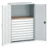 40022093 - Armoire CUBIO SMF-13620 - Mini atelier Portes Perfo, 9 Tiroirs - LxPxH 1300x650x2000mm - Gris Clair RAL 7035 40022093 - Armoire CUBIO SMF-13620 - Mini atelier Portes Perfo, 9 Tiroirs - LxPxH 1300x650x2000mm - Gris Clair RAL 7035