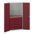 16926573 - VERSO Armoire mini atelier - 6 Tiroirs, 1 habillage, 1 plateau - LxPxH 1050x550x2000mm - Rouge Pourpre RAL 3004 16926573 - VERSO Armoire mini atelier - 6 Tiroirs, 1 habillage, 1 plateau - LxPxH 1050x550x2000mm - Rouge Pourpre RAL 3004