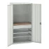 16926570 - VERSO Armoire mini atelier - 2 Tablettes, 1 Tiroir, 1 habillage, 1 plateau - LxPxH 1050x550x2000mm - Gris Clair RAL 7035 16926570 - VERSO Armoire mini atelier - 2 Tablettes, 1 Tiroir, 1 habillage, 1 plateau - LxPxH 1050x550x2000mm - Gris Clair RAL 7035