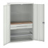 16926593 - VERSO Armoire mini atelier - 1 Tablettes, 2 Tiroirs, 1 habillage, 1 plateau - LxPxH 1300x550x2000mm - Gris Clair RAL 7035 16926593 - VERSO Armoire mini atelier - 1 Tablettes, 2 Tiroirs, 1 habillage, 1 plateau - LxPxH 1300x550x2000mm - Gris Clair RAL 7035