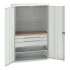 16926594 - VERSO Armoire mini atelier - 1 Tablettes, 3 Tiroirs, 1 habillage, 1 plateau - LxPxH 1300x550x2000mm - Gris Clair RAL 7035 16926594 - VERSO Armoire mini atelier - 1 Tablettes, 3 Tiroirs, 1 habillage, 1 plateau - LxPxH 1300x550x2000mm - Gris Clair RAL 7035