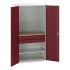 16926571 - VERSO Armoire mini atelier - 1 Tablettes, 2 Tiroirs, 1 habillage, 1 plateau - LxPxH 1050x550x2000mm - Rouge Pourpre RAL 3004 16926571 - VERSO Armoire mini atelier - 1 Tablettes, 2 Tiroirs, 1 habillage, 1 plateau - LxPxH 1050x550x2000mm - Rouge Pourpre RAL 3004