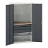 16926572 - VERSO Armoire mini atelier - 1 Tablettes, 3 Tiroirs, 1 habillage, 1 plateau - LxPxH 1050x550x2000mm - Gris Anthracite RAL 7016 16926572 - VERSO Armoire mini atelier - 1 Tablettes, 3 Tiroirs, 1 habillage, 1 plateau - LxPxH 1050x550x2000mm - Gris Anthracite RAL 7016