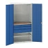 16926572 - VERSO Armoire mini atelier - 1 Tablettes, 3 Tiroirs, 1 habillage, 1 plateau - LxPxH 1050x550x2000mm - Bleu Gentiane RAL 5010 16926572 - VERSO Armoire mini atelier - 1 Tablettes, 3 Tiroirs, 1 habillage, 1 plateau - LxPxH 1050x550x2000mm - Bleu Gentiane RAL 5010